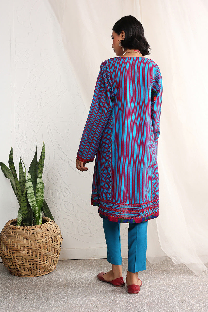 Morocon Kaftaan Duo Striped 2 Piece