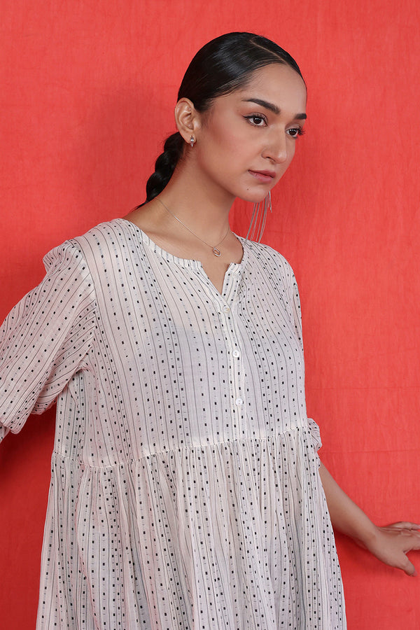 Minimalist Shatranj Dress