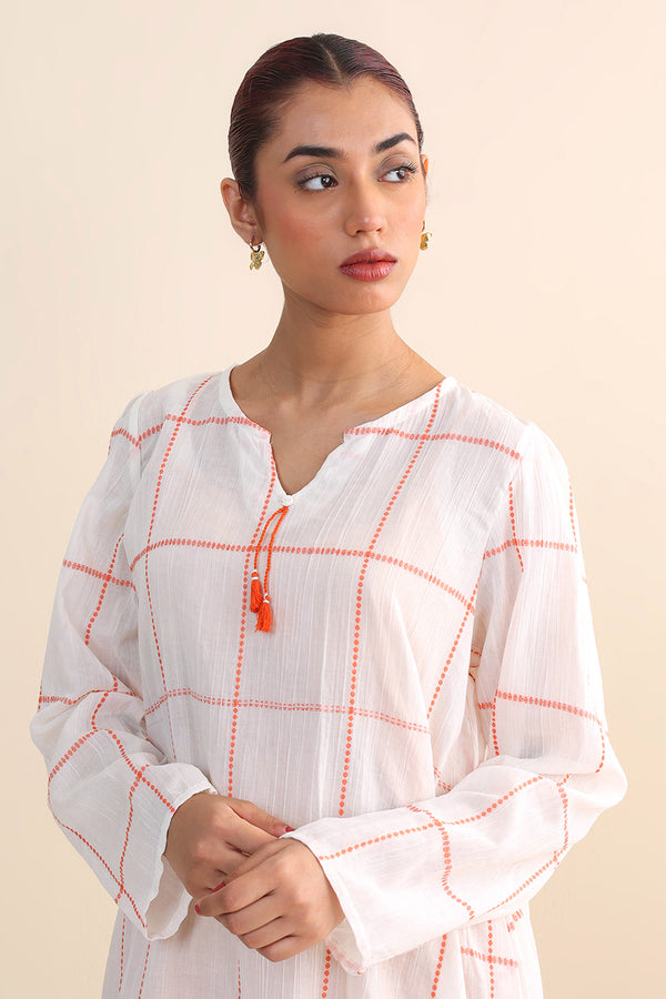 Shatranj Crinkled Kurta
