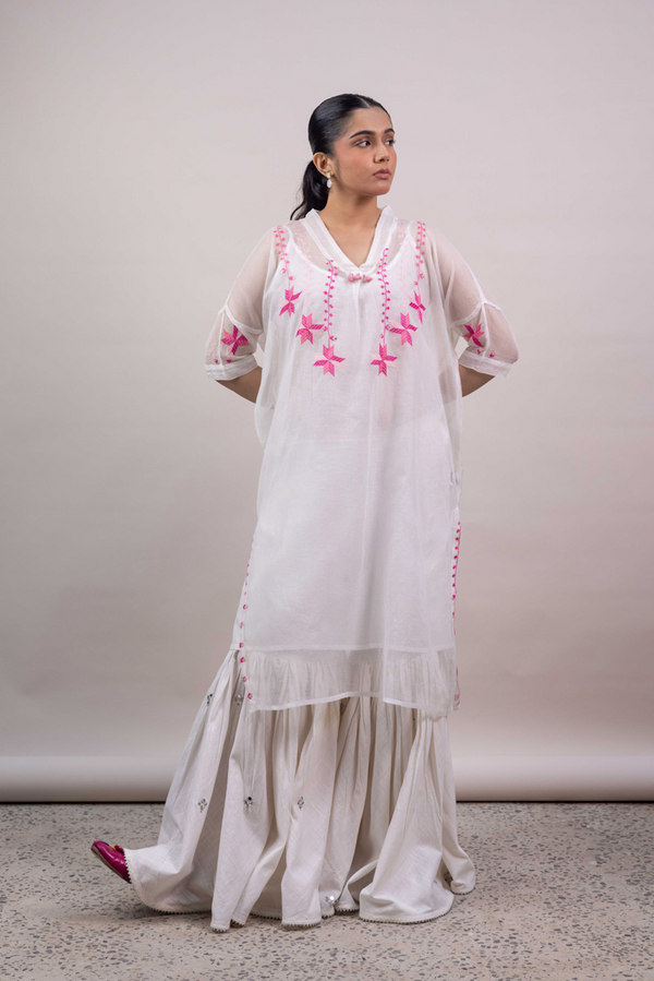 Phool Kahani Embroidered Shirt