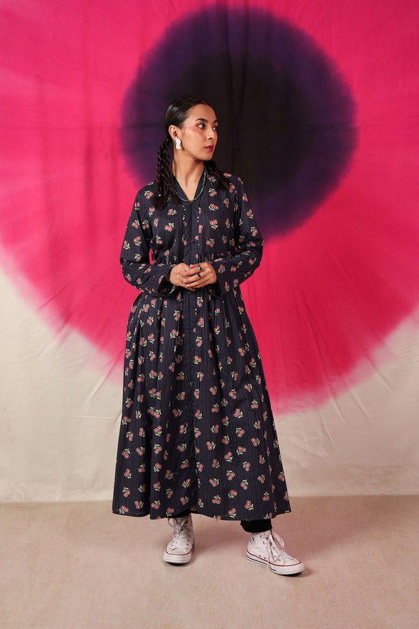 Phool Patti Flared Dress