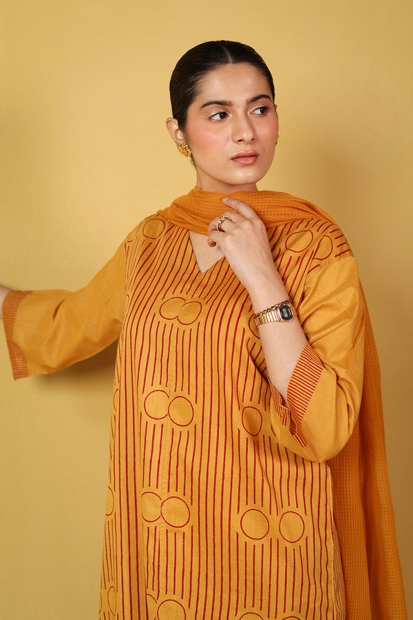 Block print African Charm Duo