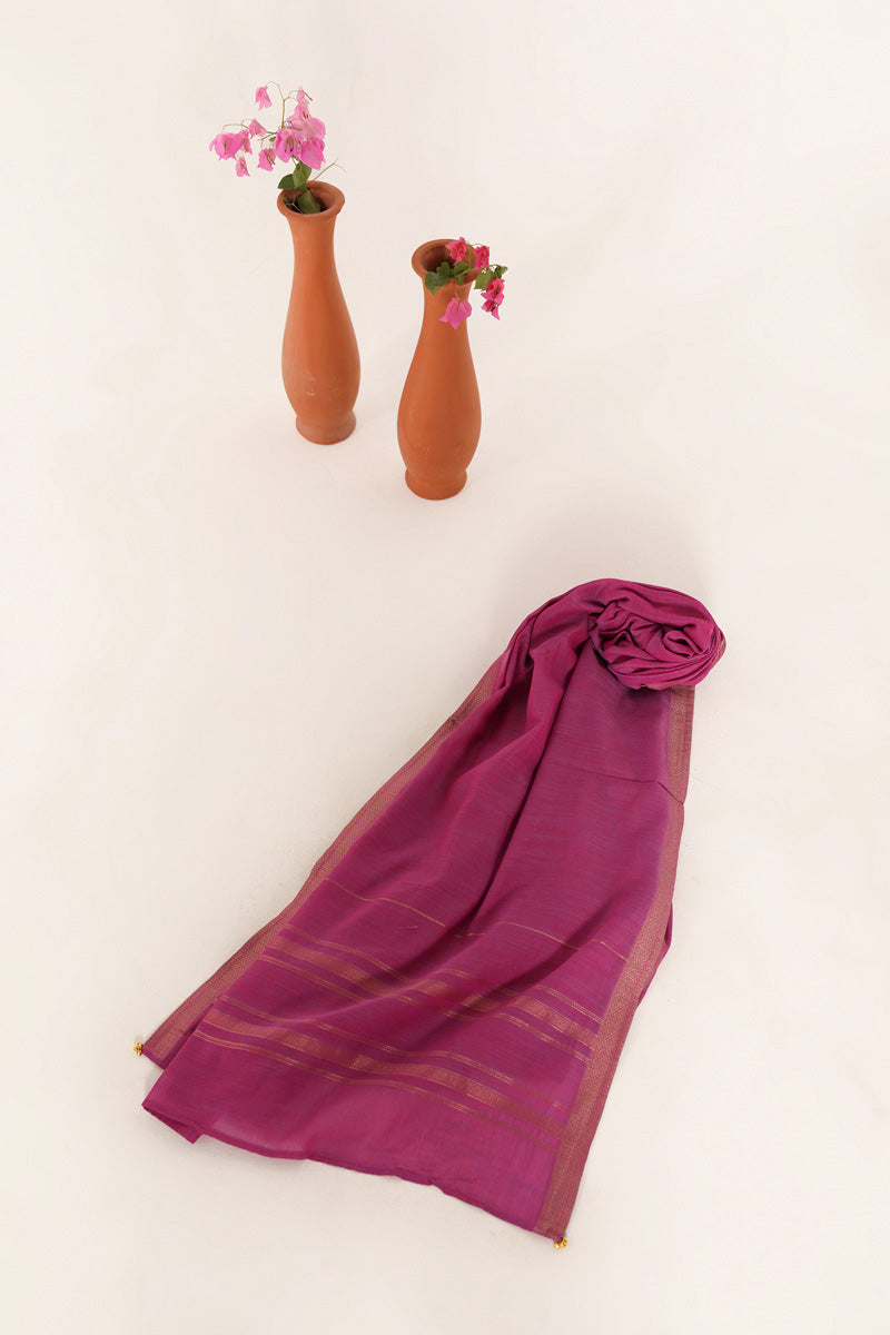 Zareen Beaded Blush Dupatta