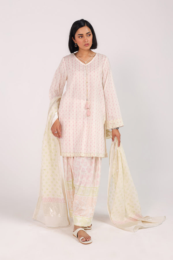 Anarkali Block Grace 3 Piece Suit