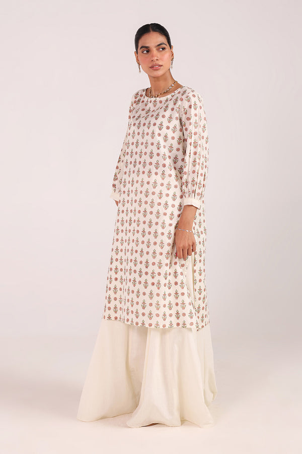 Block-Printed Anarkali Set