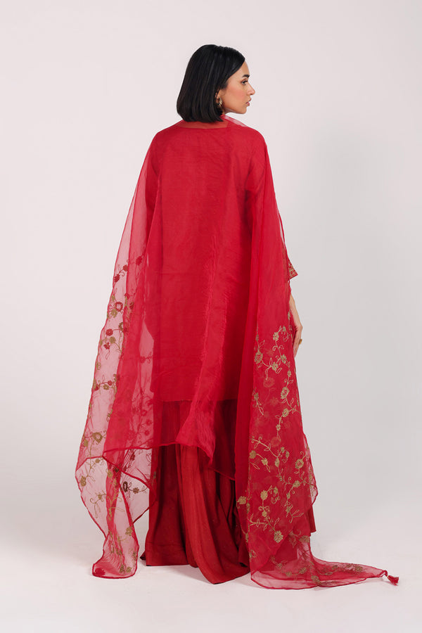 Hues of Red & Gold Ensemble