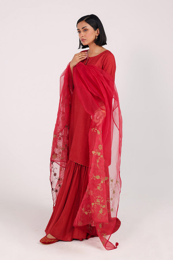 Hues of Red & Gold Ensemble