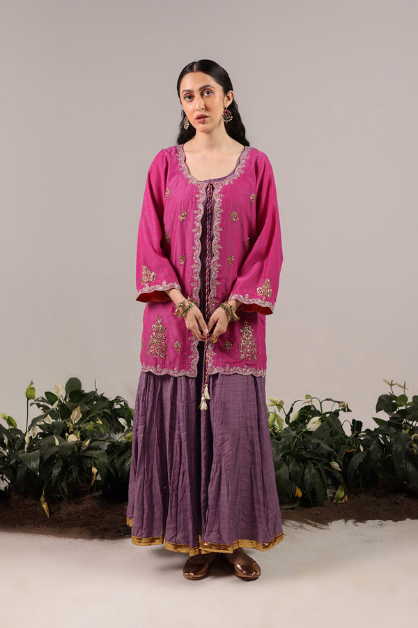 Shoukh Rang Layered Dress