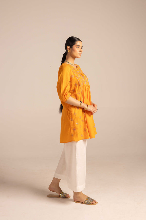 Pure Multani Blue Hues Kurta