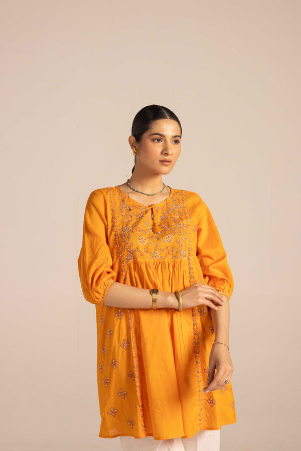 Pure Multani Blue Hues Kurta