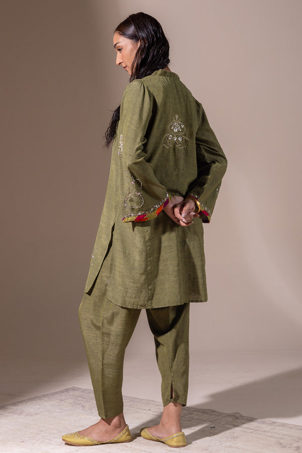 Golden Sequin Whisper Set