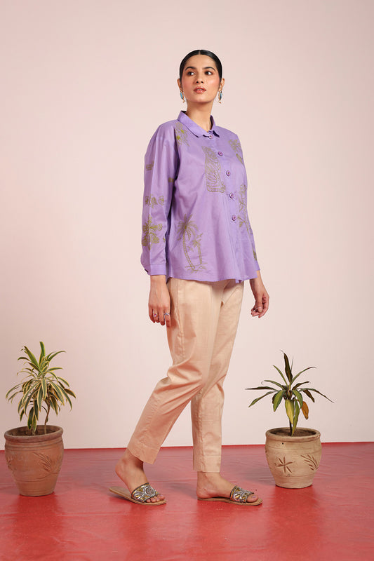 Straight Silhouette Trousers