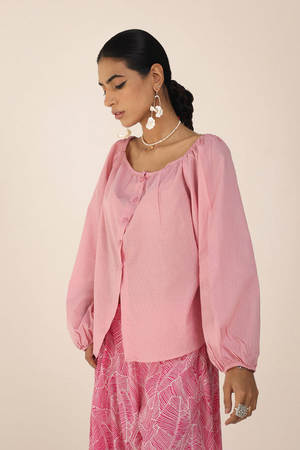 Soft Puff Sea Foam Top