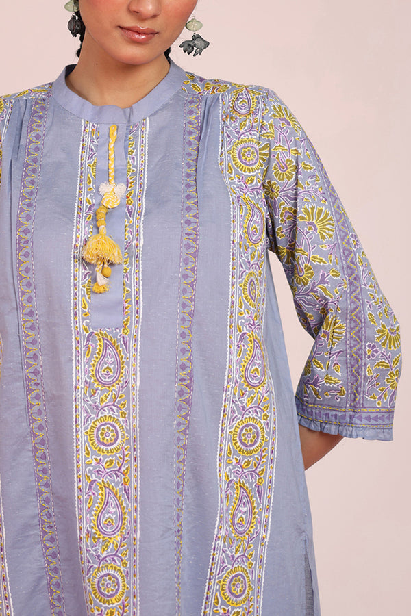 Artisanal Block Chintz Whisper Kurta