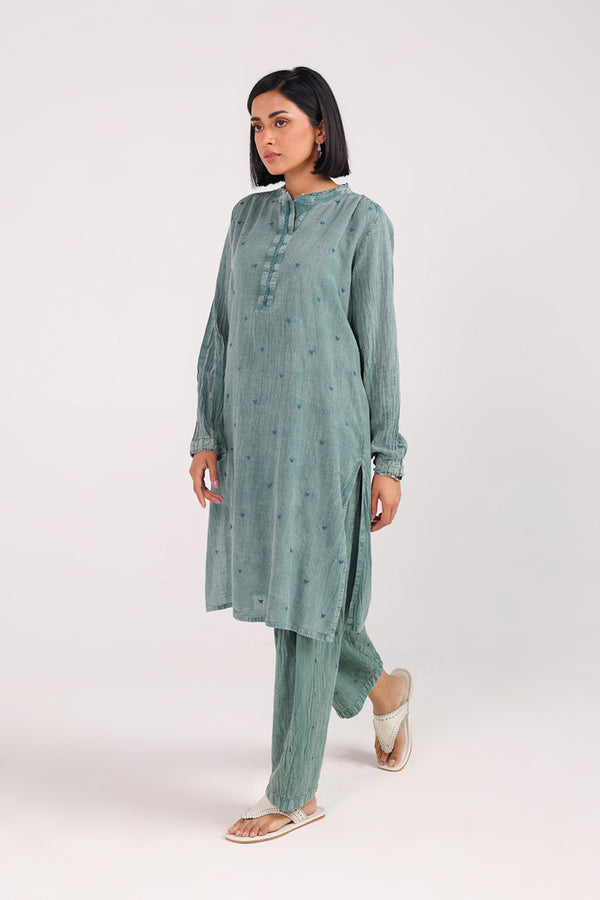 Dare To Heart Denim Duo-Set