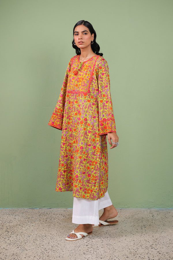 Painted Dreams Floral Shirt