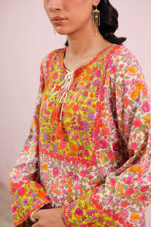 Painted Dreams Floral Shirt