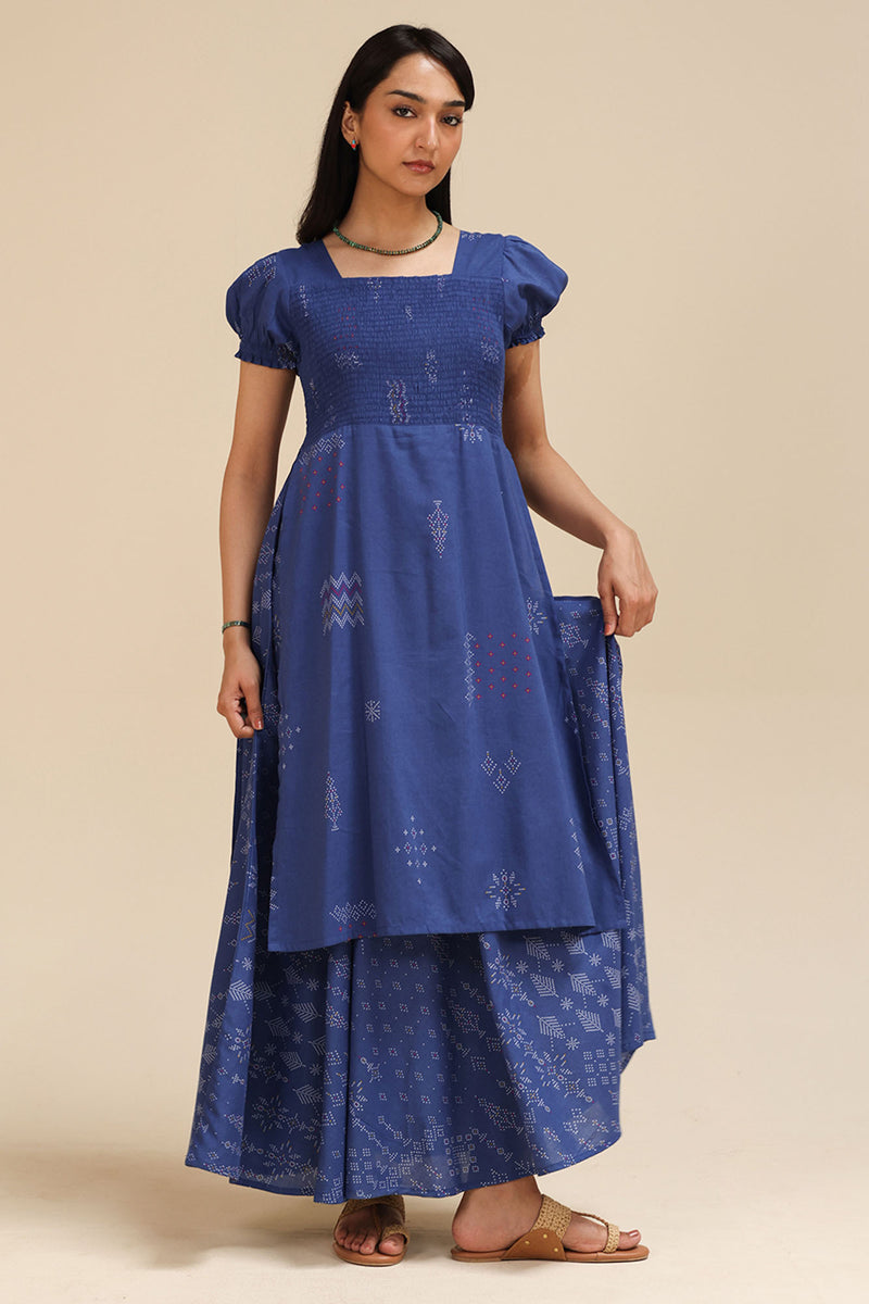 Beaded Whisper Smocked Dress