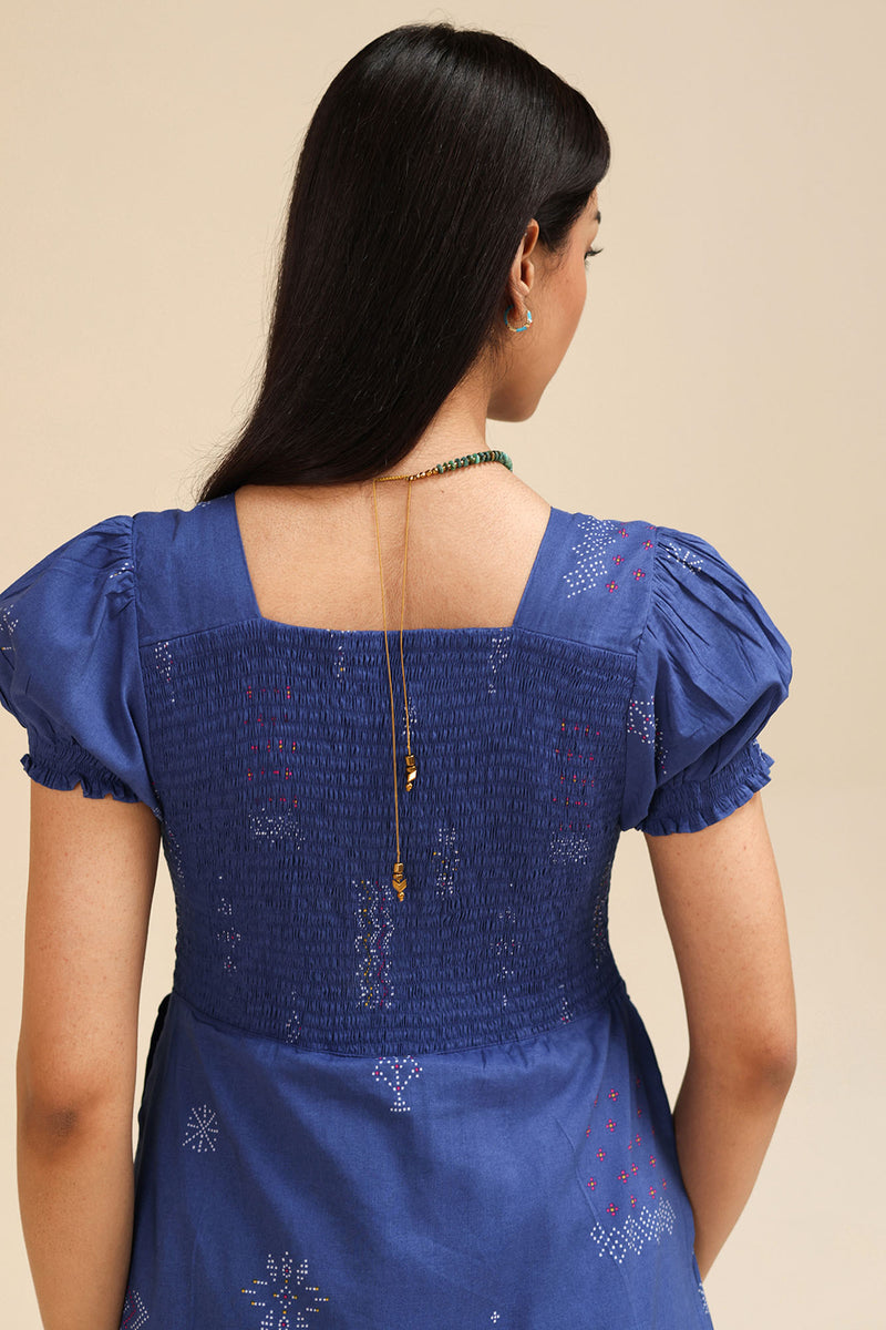 Beaded Whisper Smocked Dress