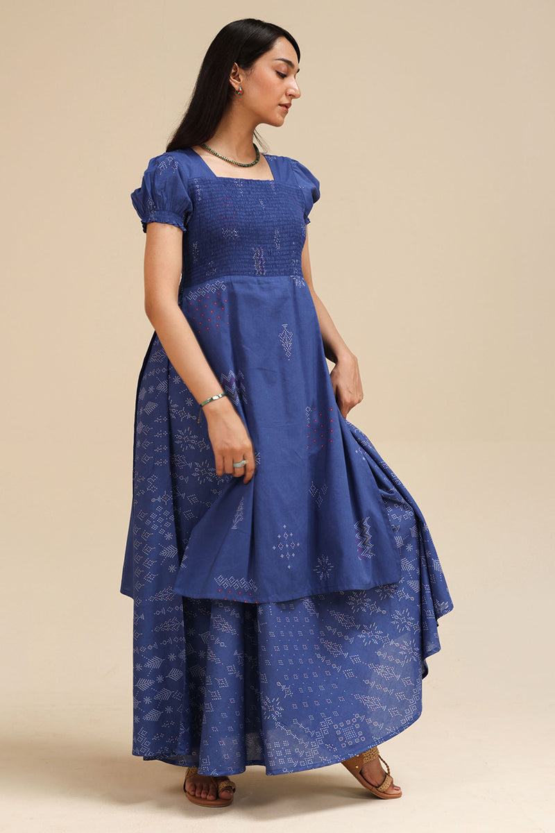 Beaded Whisper Smocked Dress