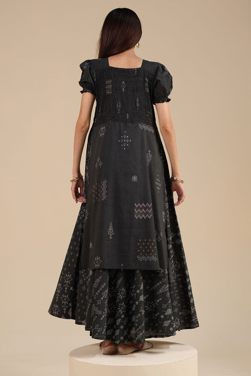 Beaded Whisper Smocked Dress