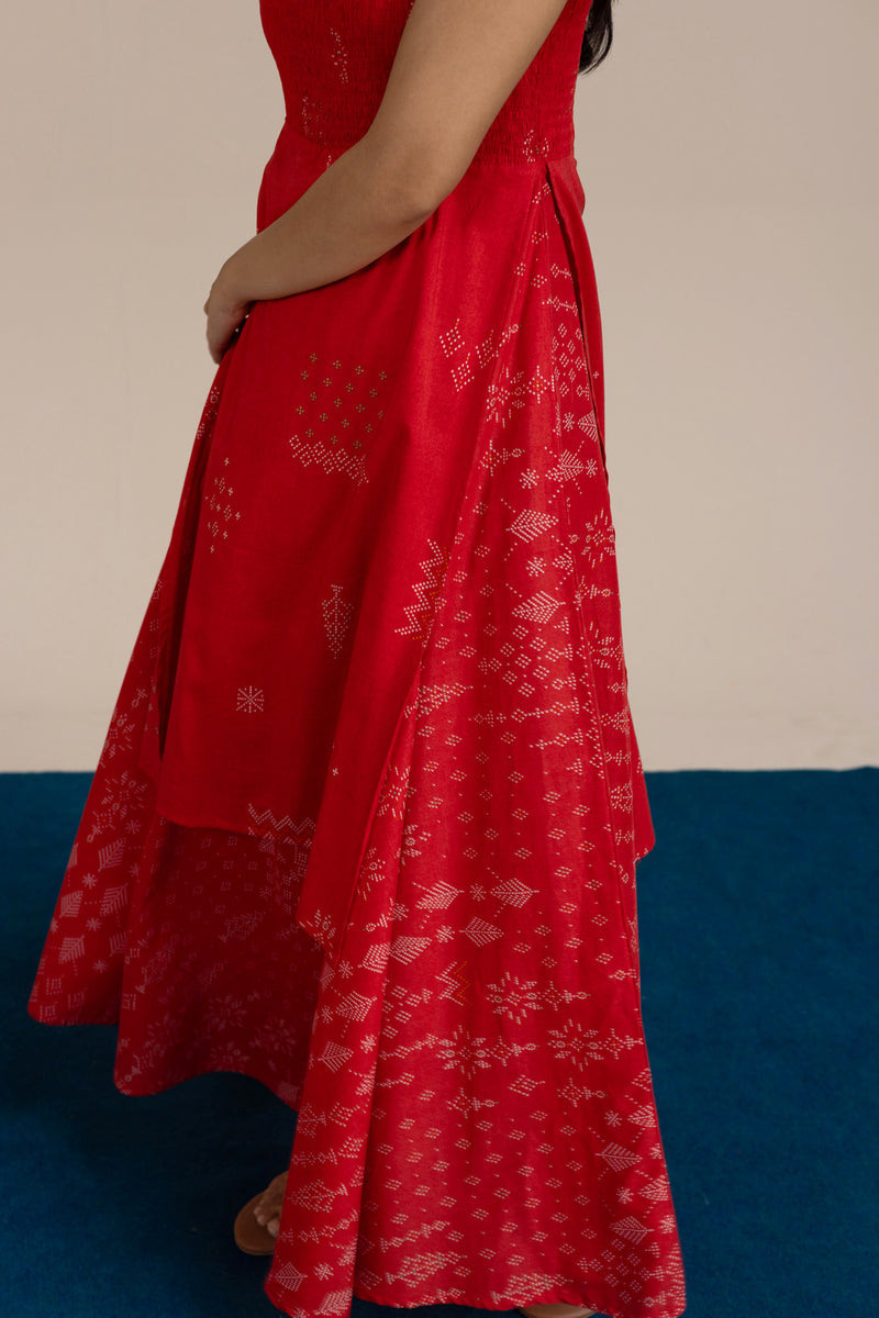 Beaded Whisper Smocked Dress