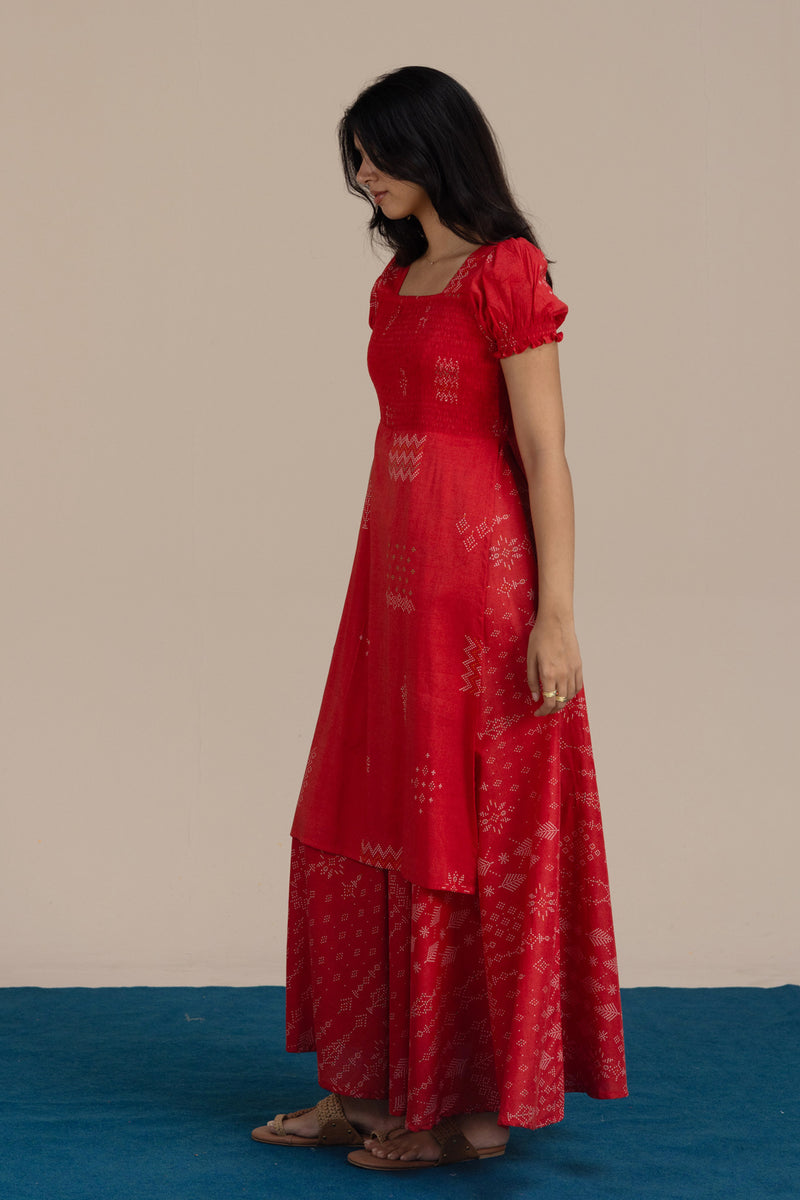 Beaded Whisper Smocked Dress