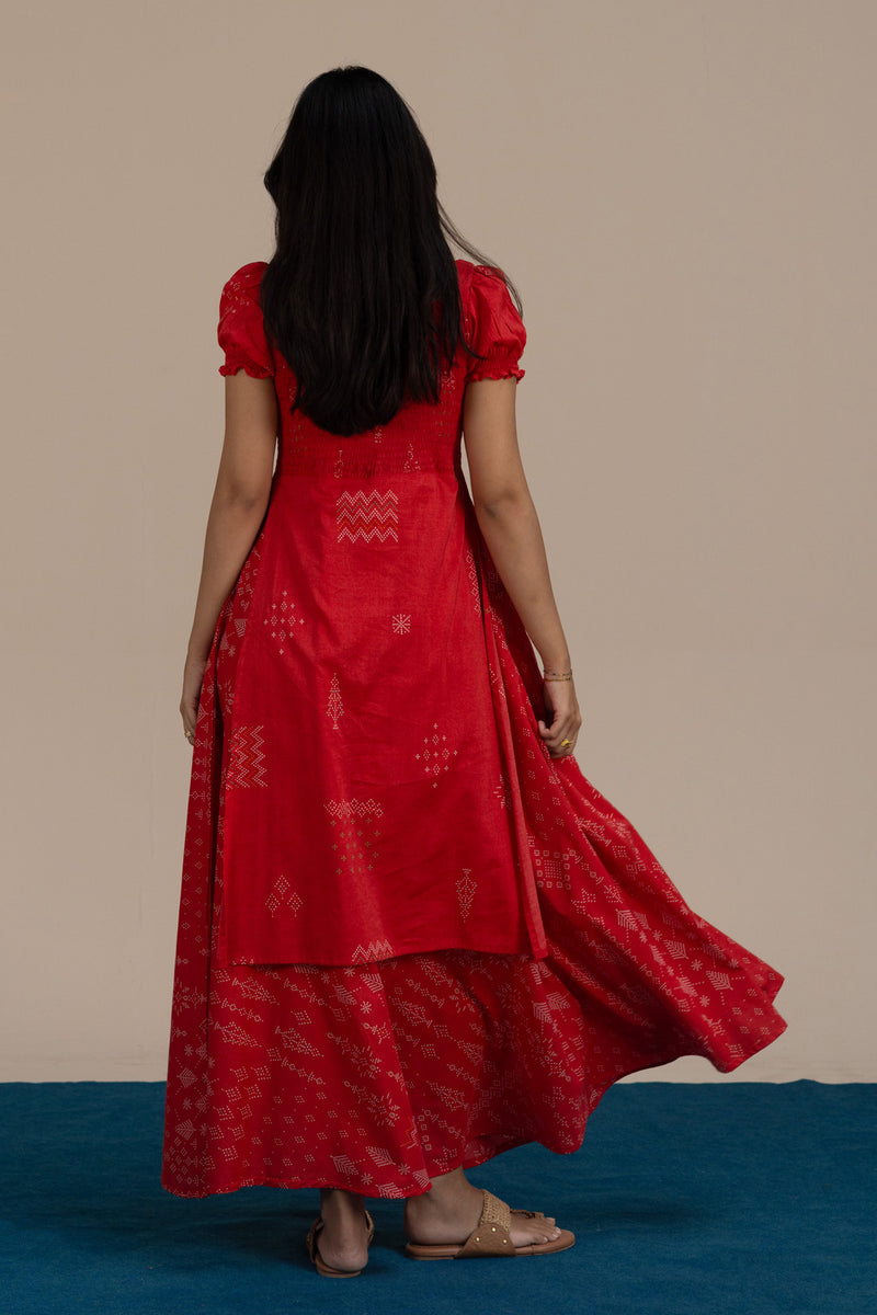 Beaded Whisper Smocked Dress