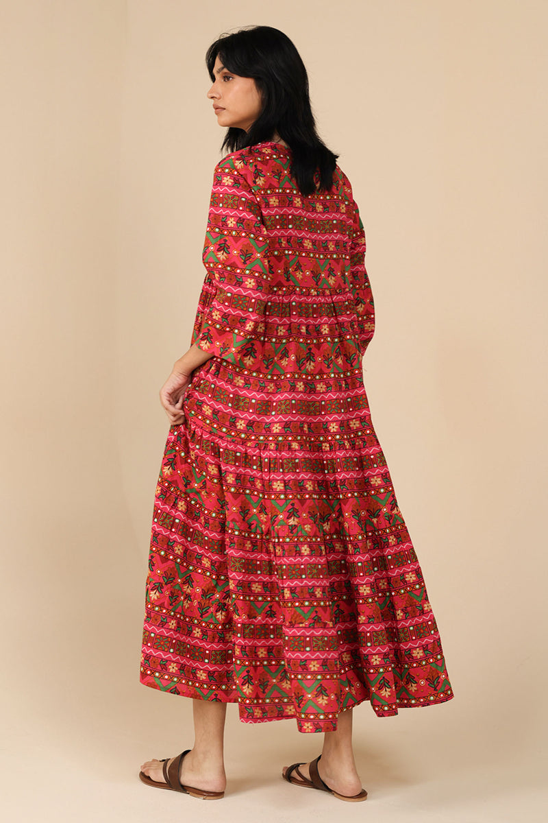 Mosaic Printed Dress