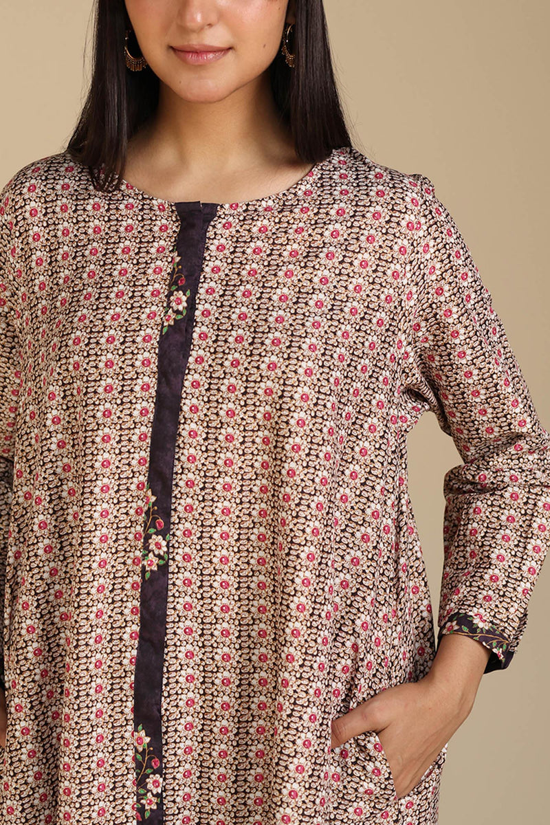 Phool Printed Kaftan