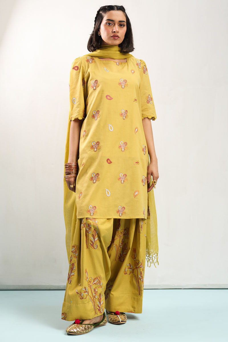 Bloomline Embroidered 3-Piece Set