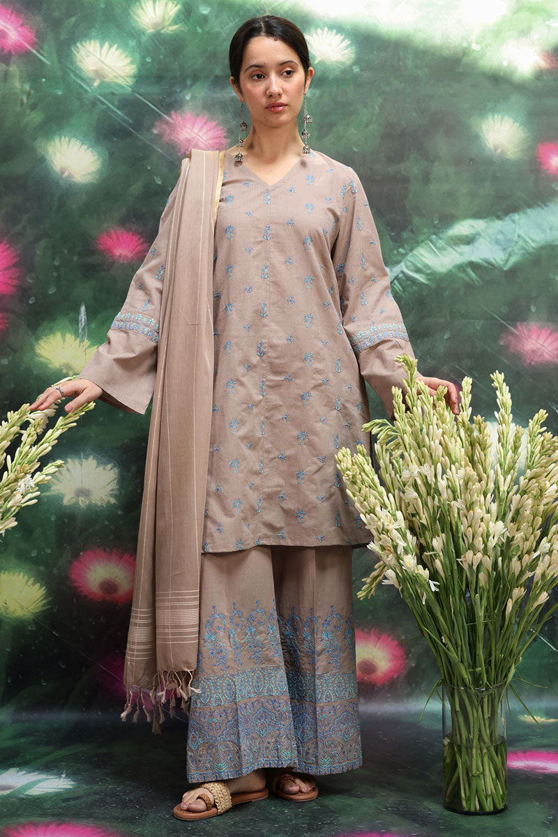 Sooraj Kahani Embroidered 3-Piece