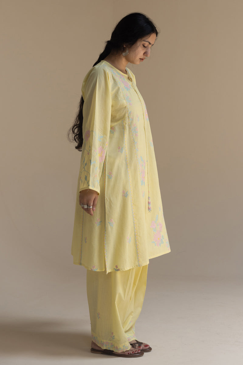 Embroidered Floral Harmony Set