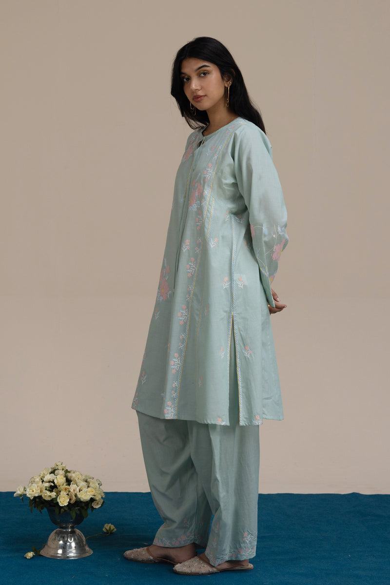 Embroidered Floral Harmony Set
