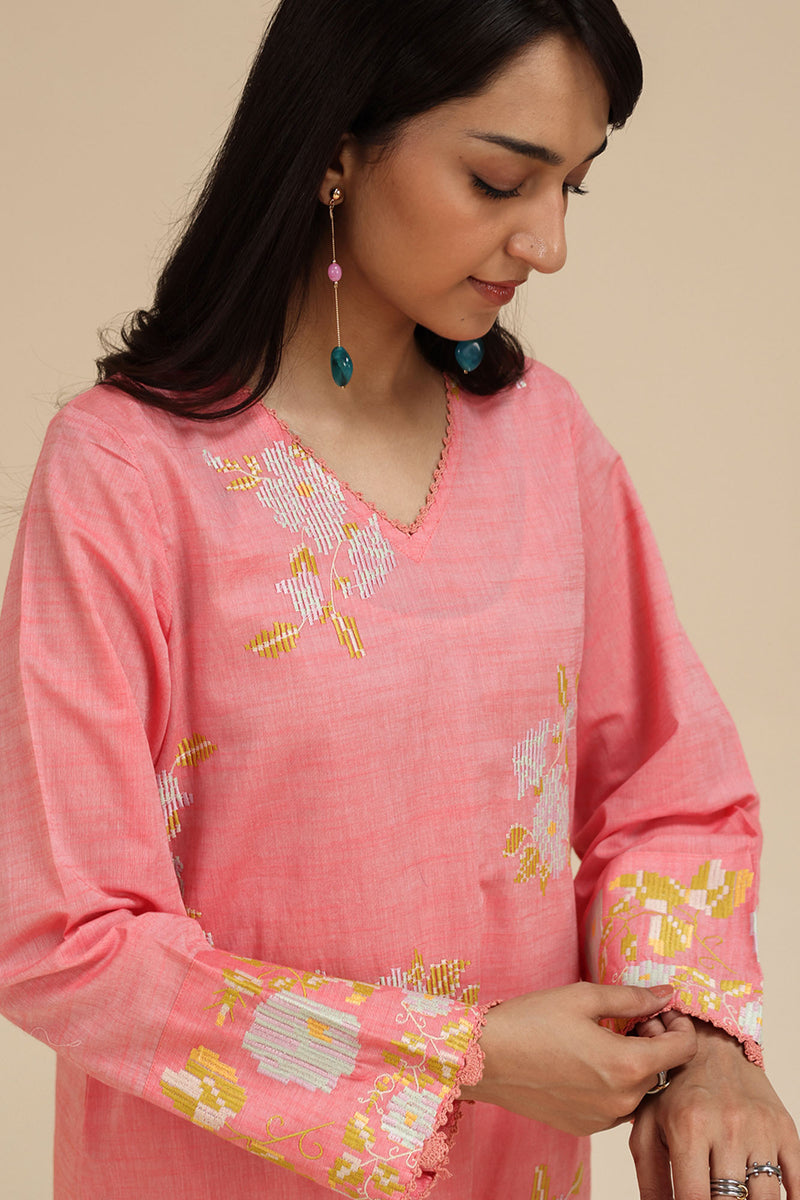 Amber Embroidered Set