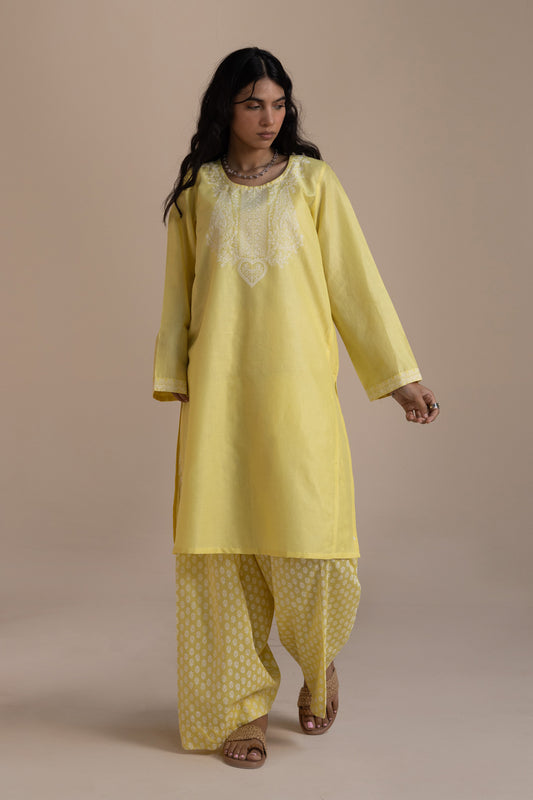 Soft Heart Embroidered Set