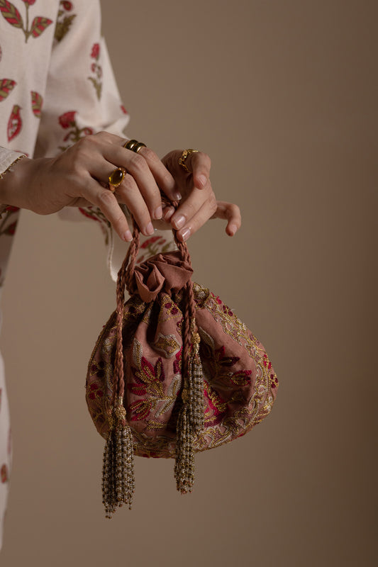 Zar Gul Embroidered Potli