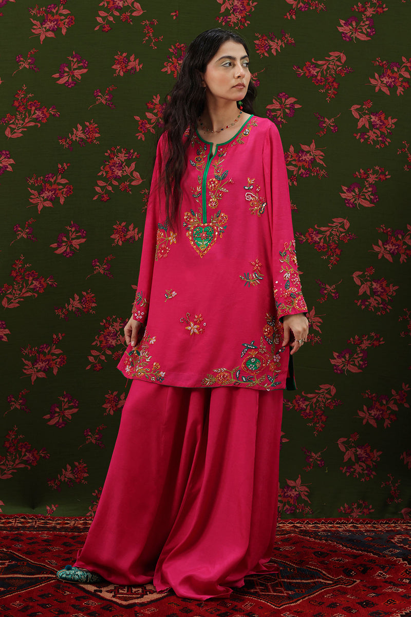 Embroidered Sharara Set
