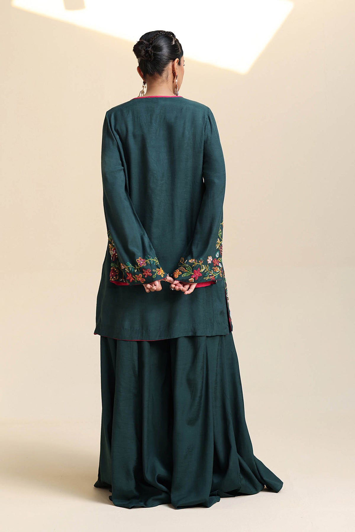 Embroidered Dil Naqsh Sharara Set