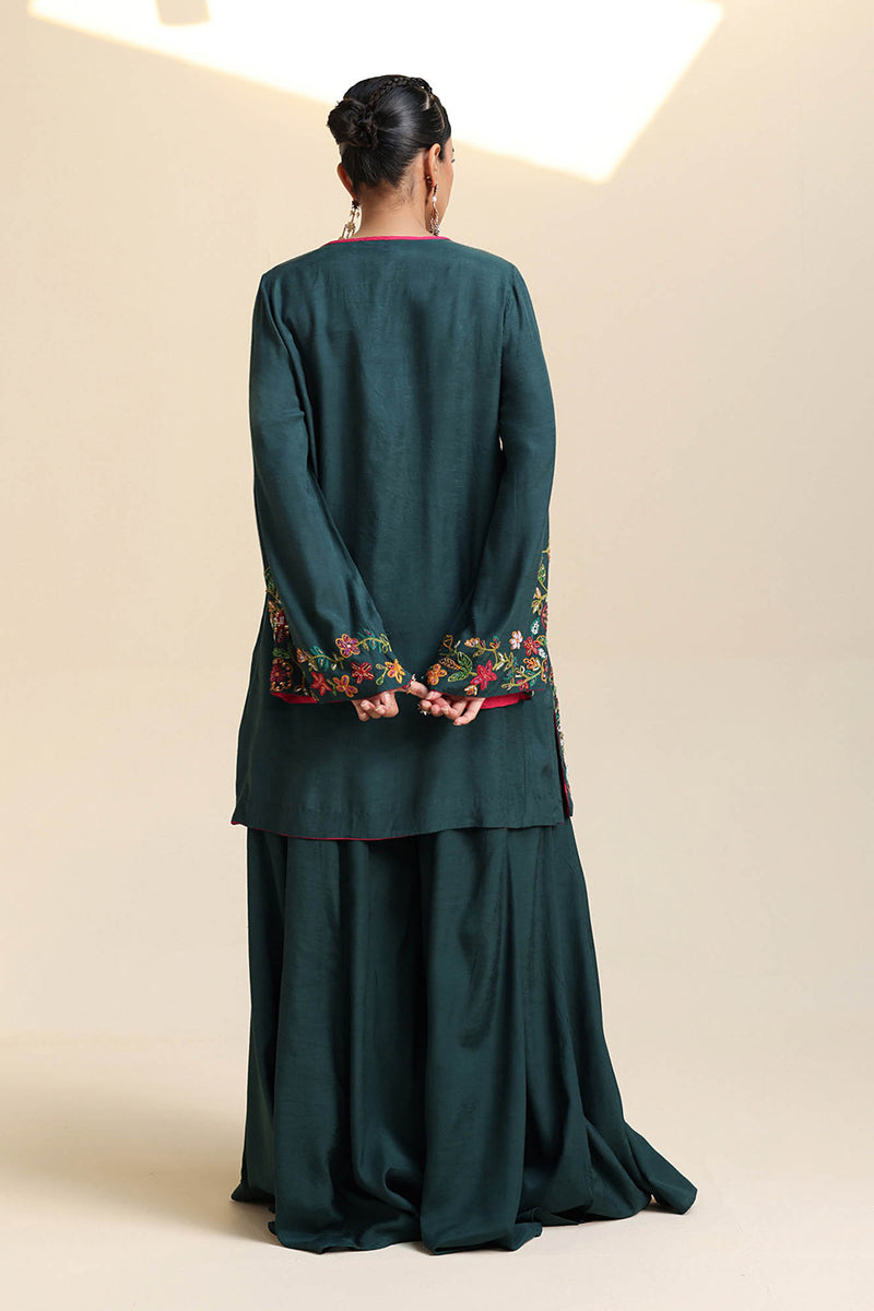 Embroidered Sharara Set