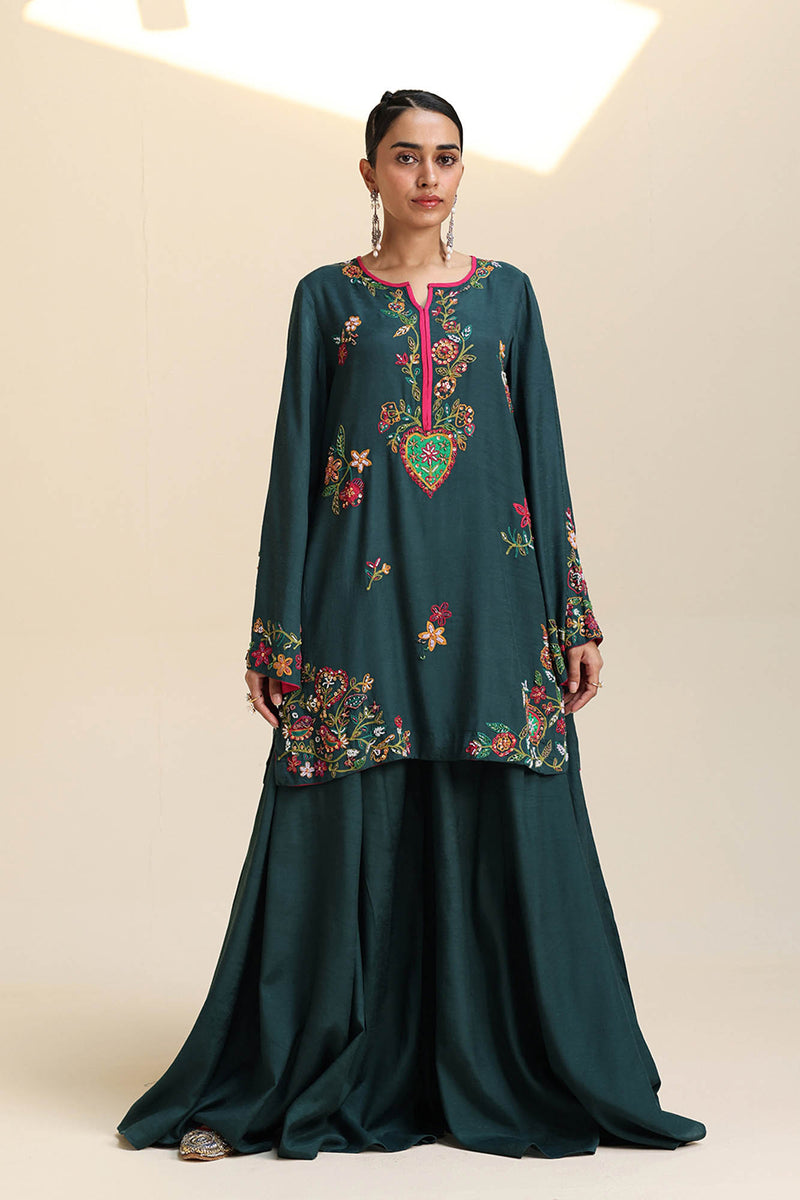 Embroidered Sharara Set