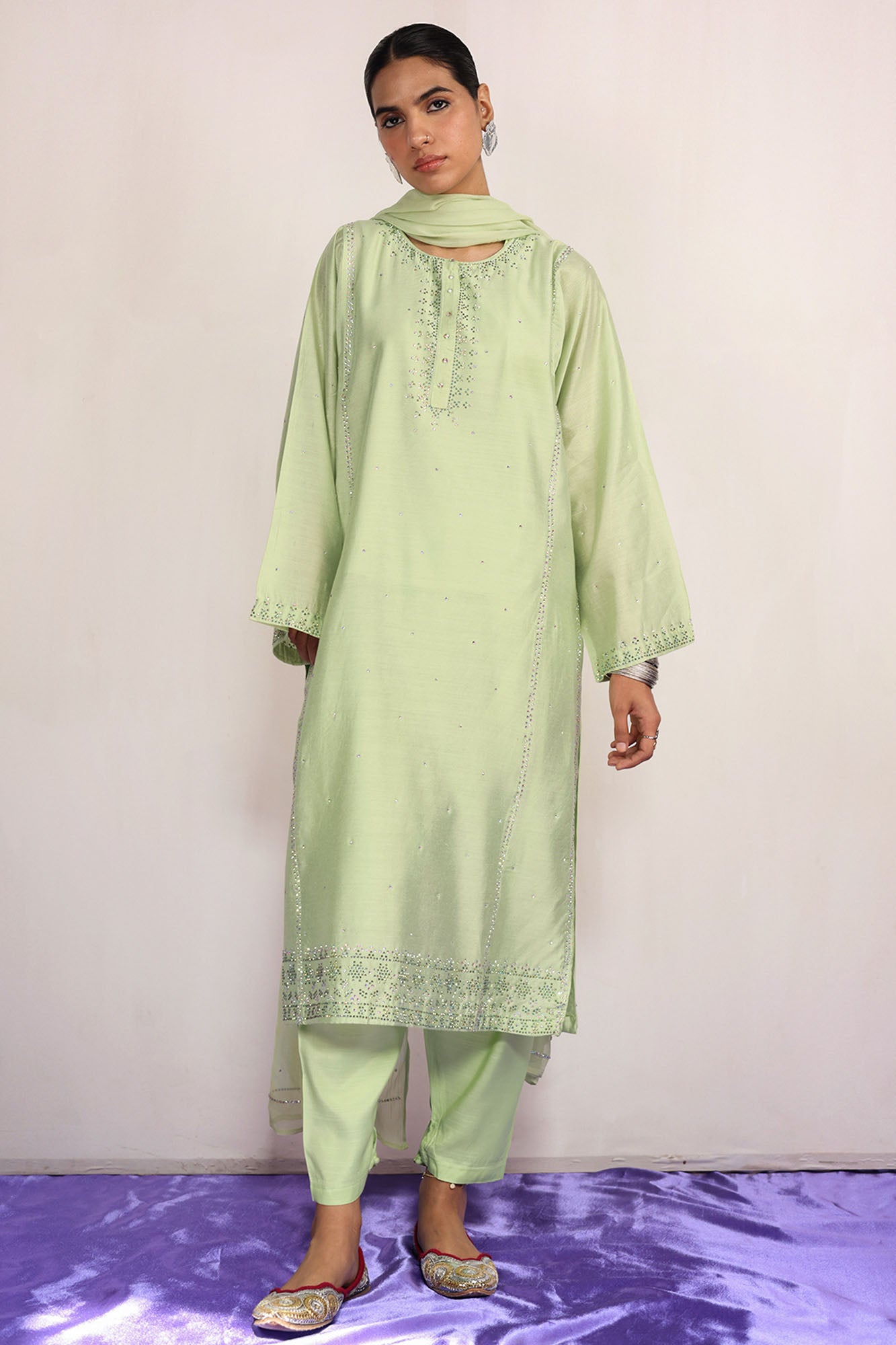 Dewdrop Mint Ensemble