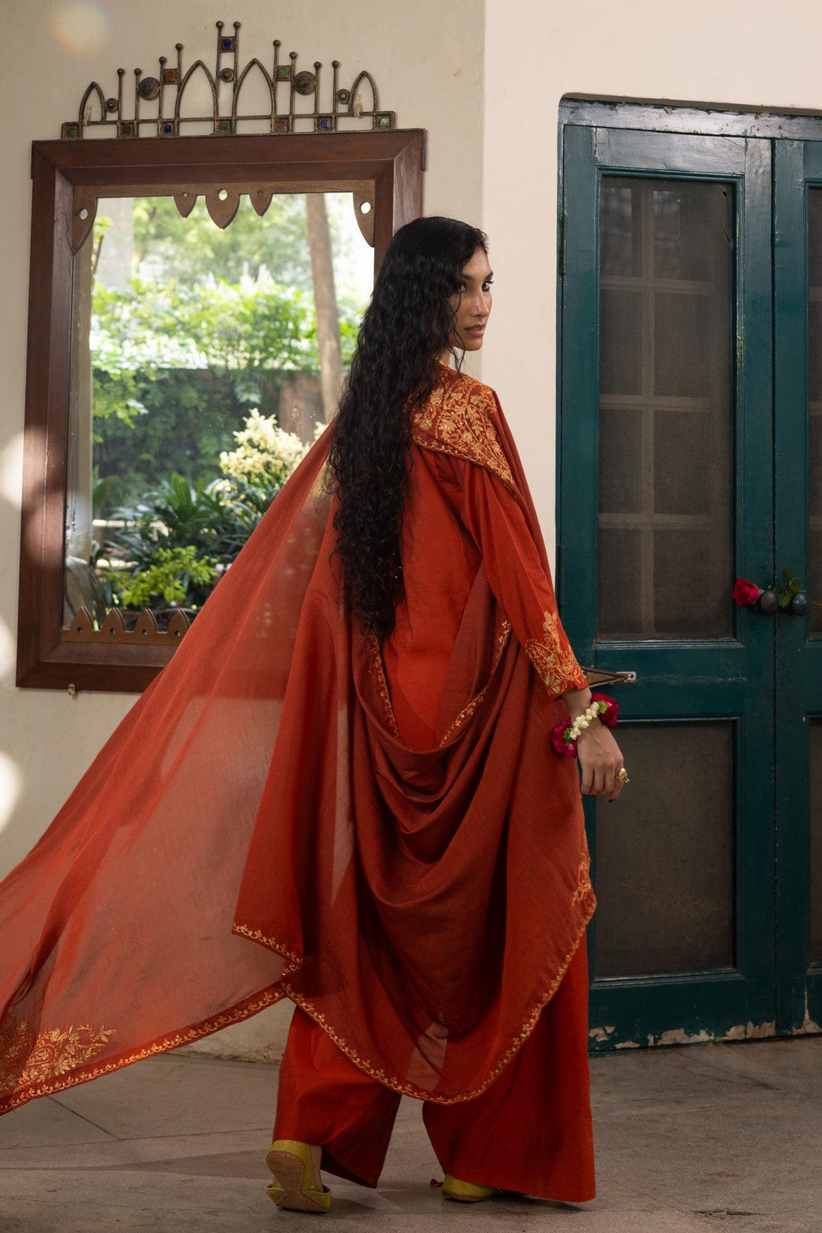 Ethereal Embroidered 3-Piece Ensemble