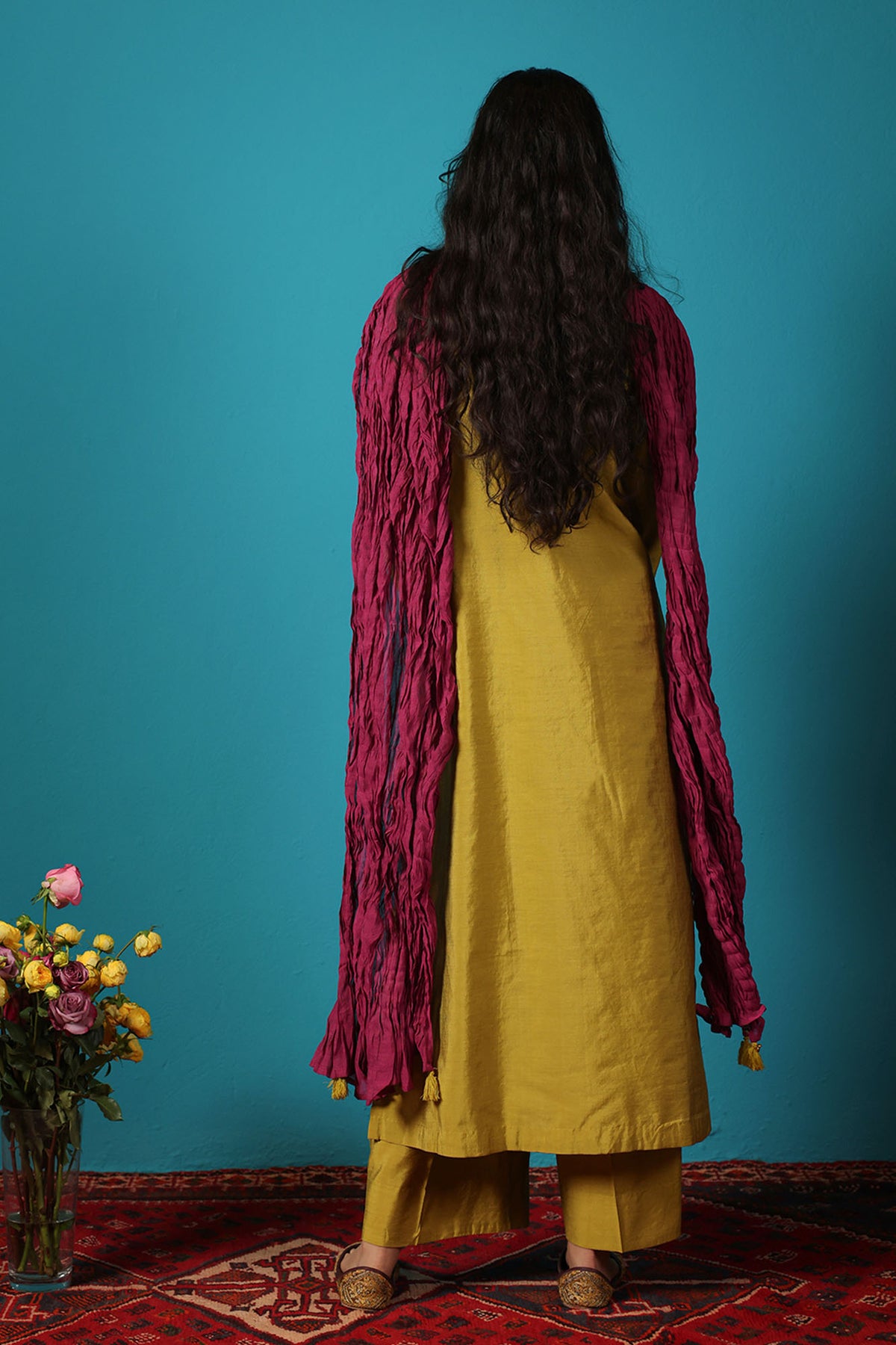 Embroidered Paisley Ensemble