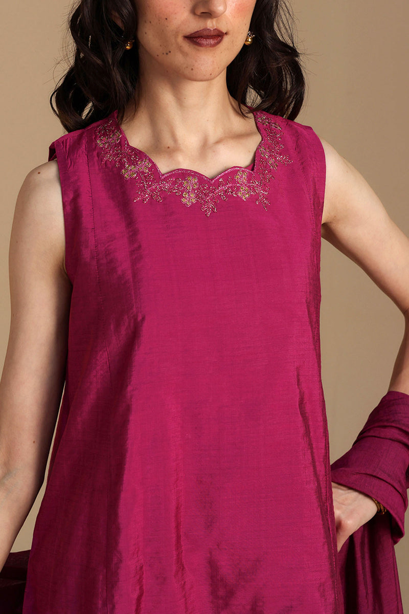 Burnt Rose Flared Ensemble