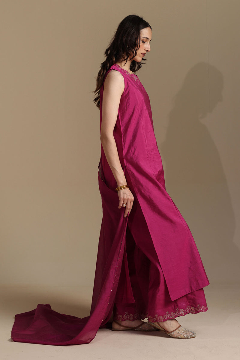 Burnt Rose Flared Ensemble
