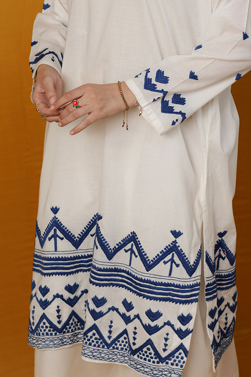 N K R Embroidered Shirt