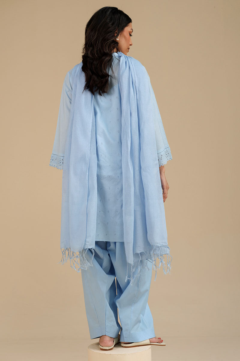 Embroidered Rosettes 3-Piece Suit