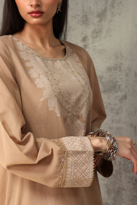 Embroidered Jacquard Set