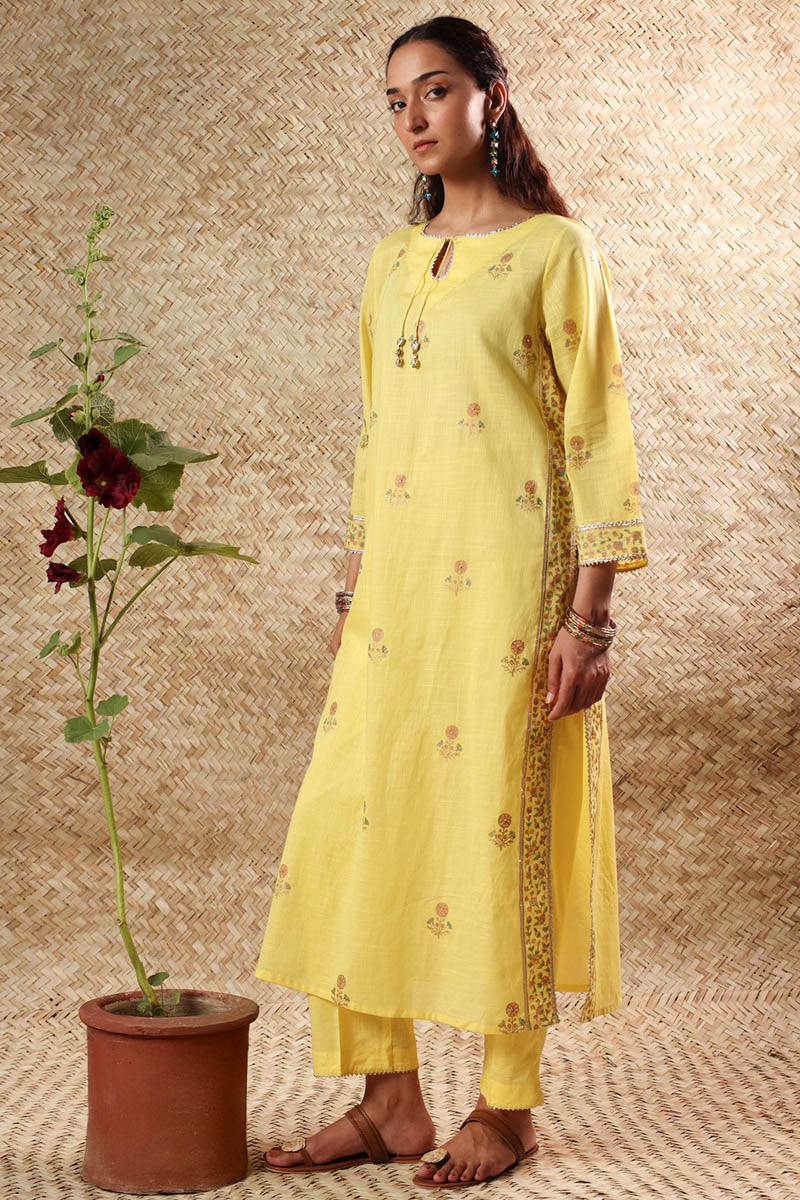 Gota Naqsh Jamni Set
